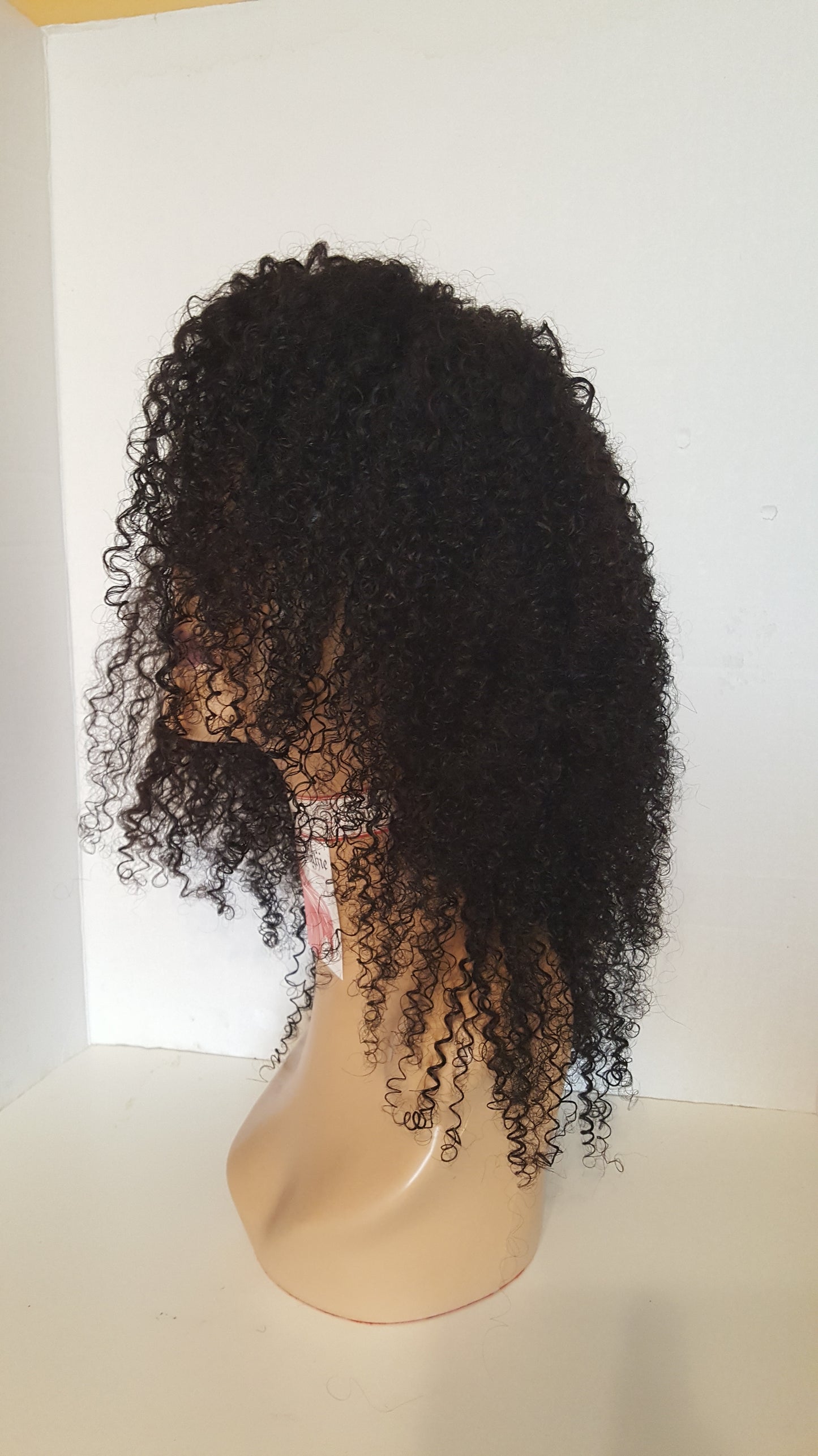 Brazilian Kinky Curly Lace closure wig - Boughie virgin brazilian hair cosmetics apperal