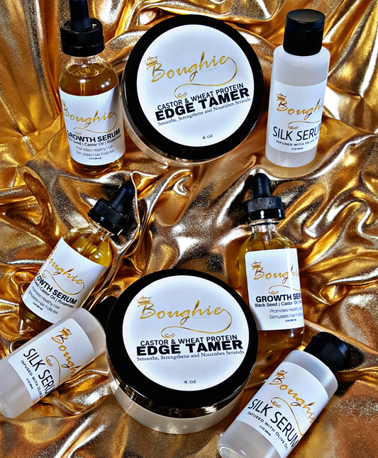 Bundle total hair care package - Boughie virgin brazilian hair cosmetics apperal