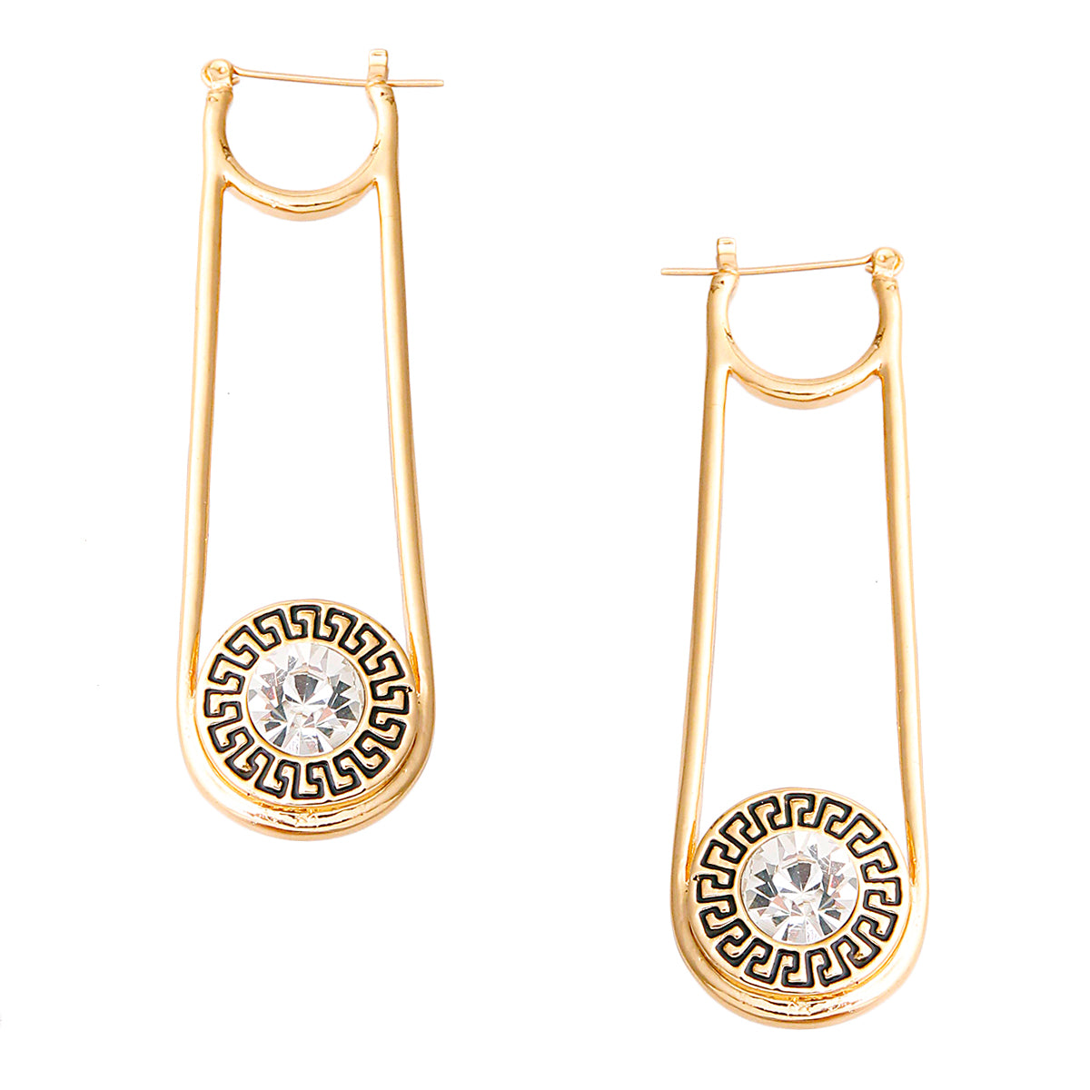Designer Style Gold Baby Hoops