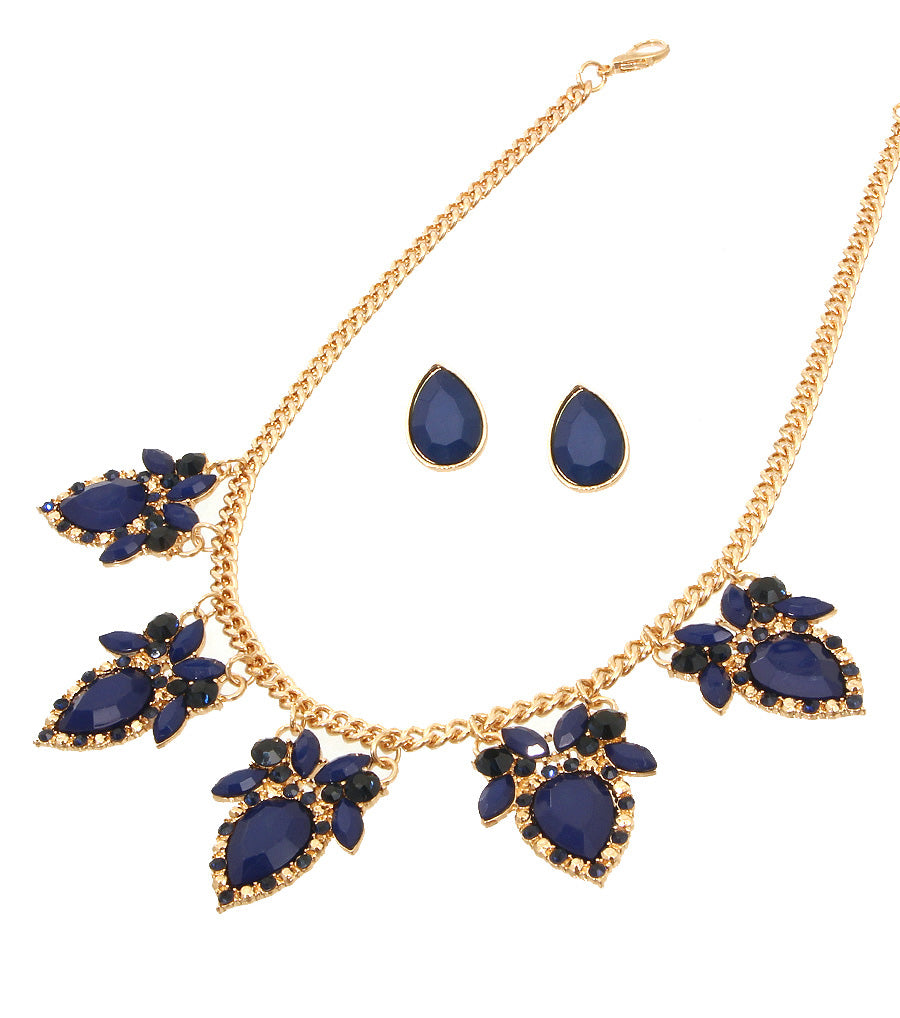 Stone Necklace Set