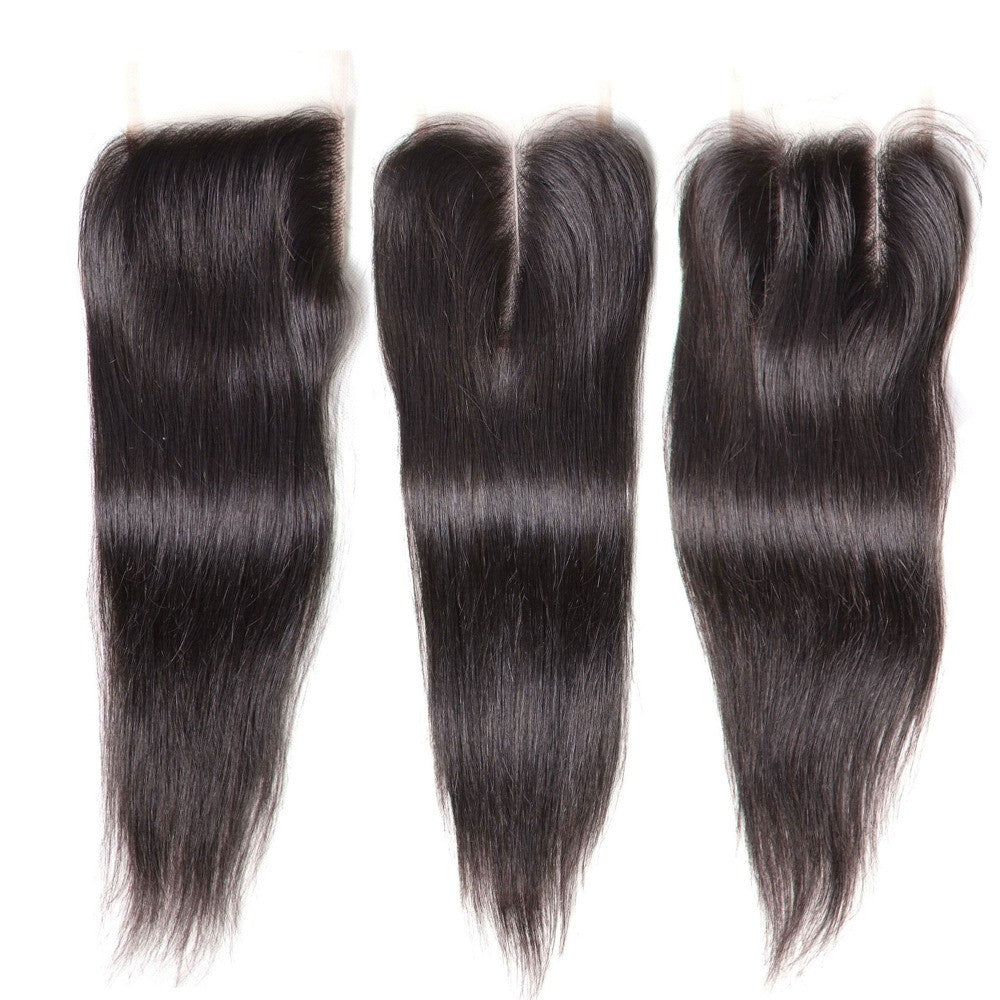 Brazilian  Lace closures - Boughie virgin brazilian hair cosmetics apperal