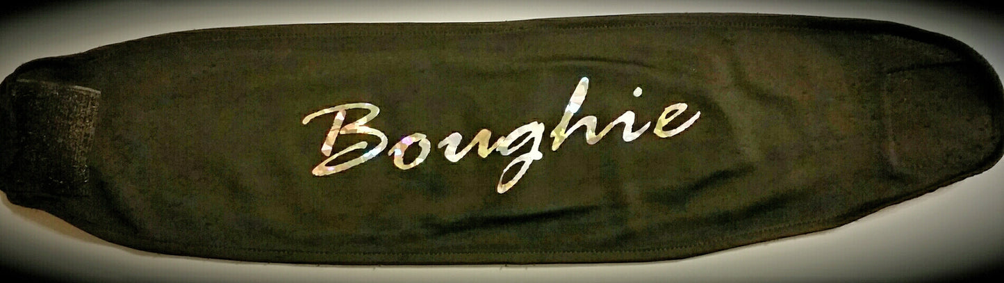 Satin head wrap with velcro - Boughie virgin brazilian hair cosmetics apperal 
