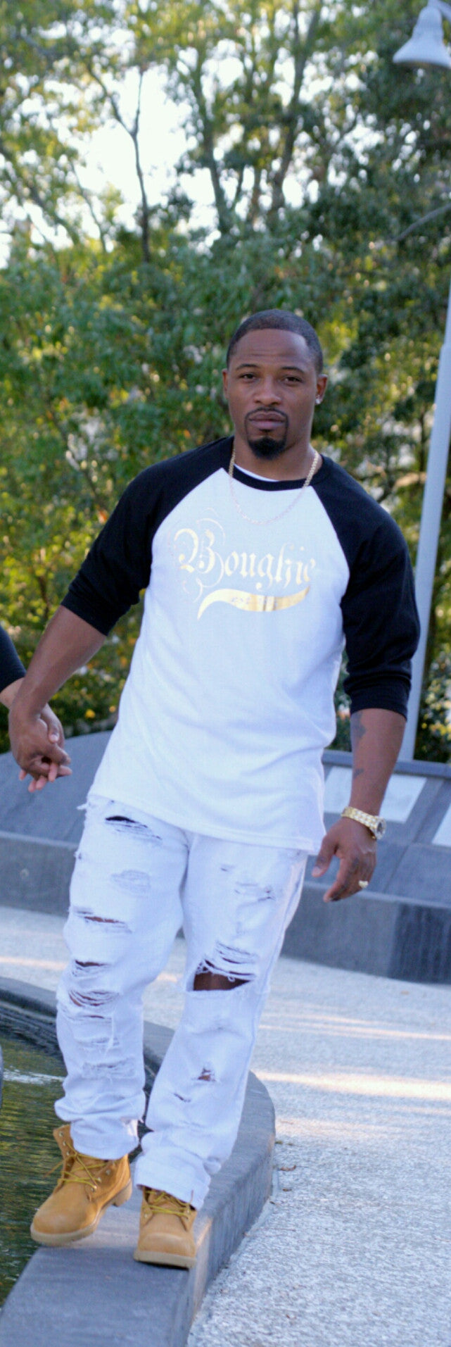 Boughie unisex baseball shirt - Boughie virgin brazilian hair cosmetics apperal 