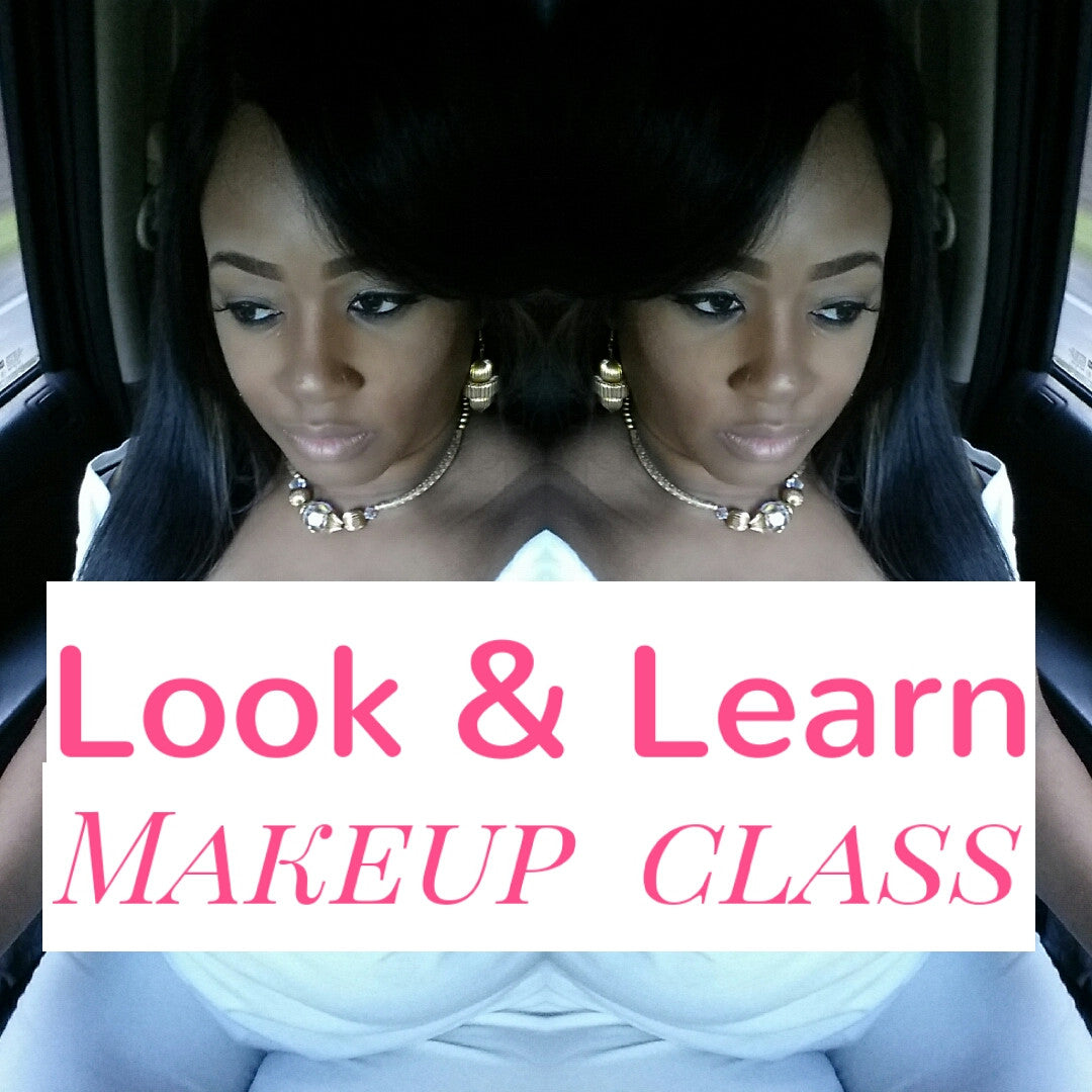 look and learn makeup class - Boughie virgin brazilian hair cosmetics apperal 