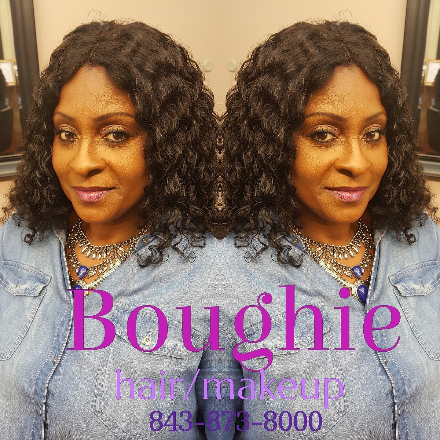 Brazilian deep wave lace closure wig - Boughie virgin brazilian hair cosmetics apperal 