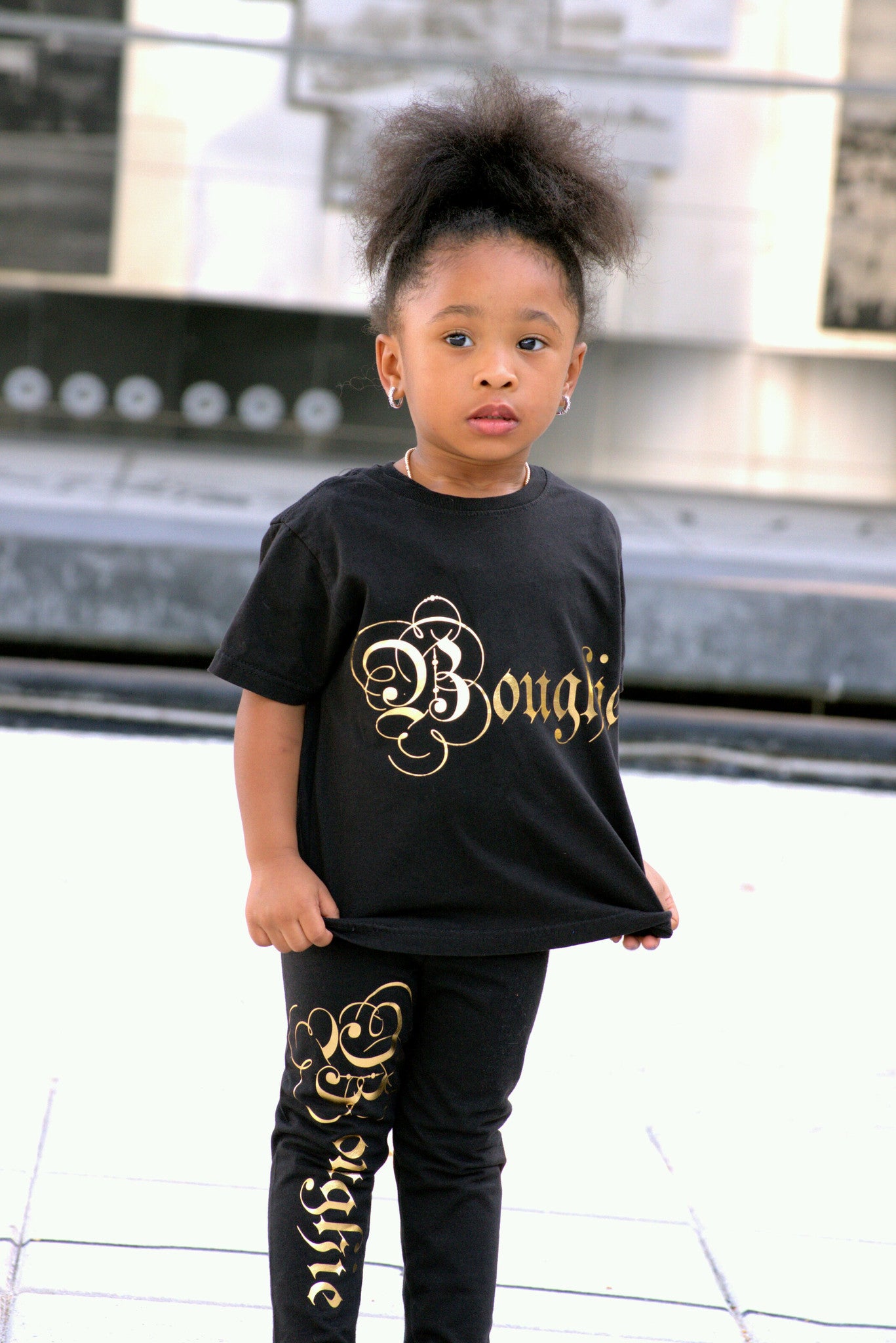 Boughie toddler legging set - Boughie virgin brazilian hair cosmetics apperal 