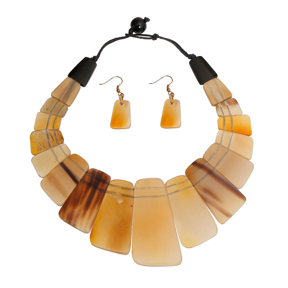 Natural Buffalo Horn Collar Necklace