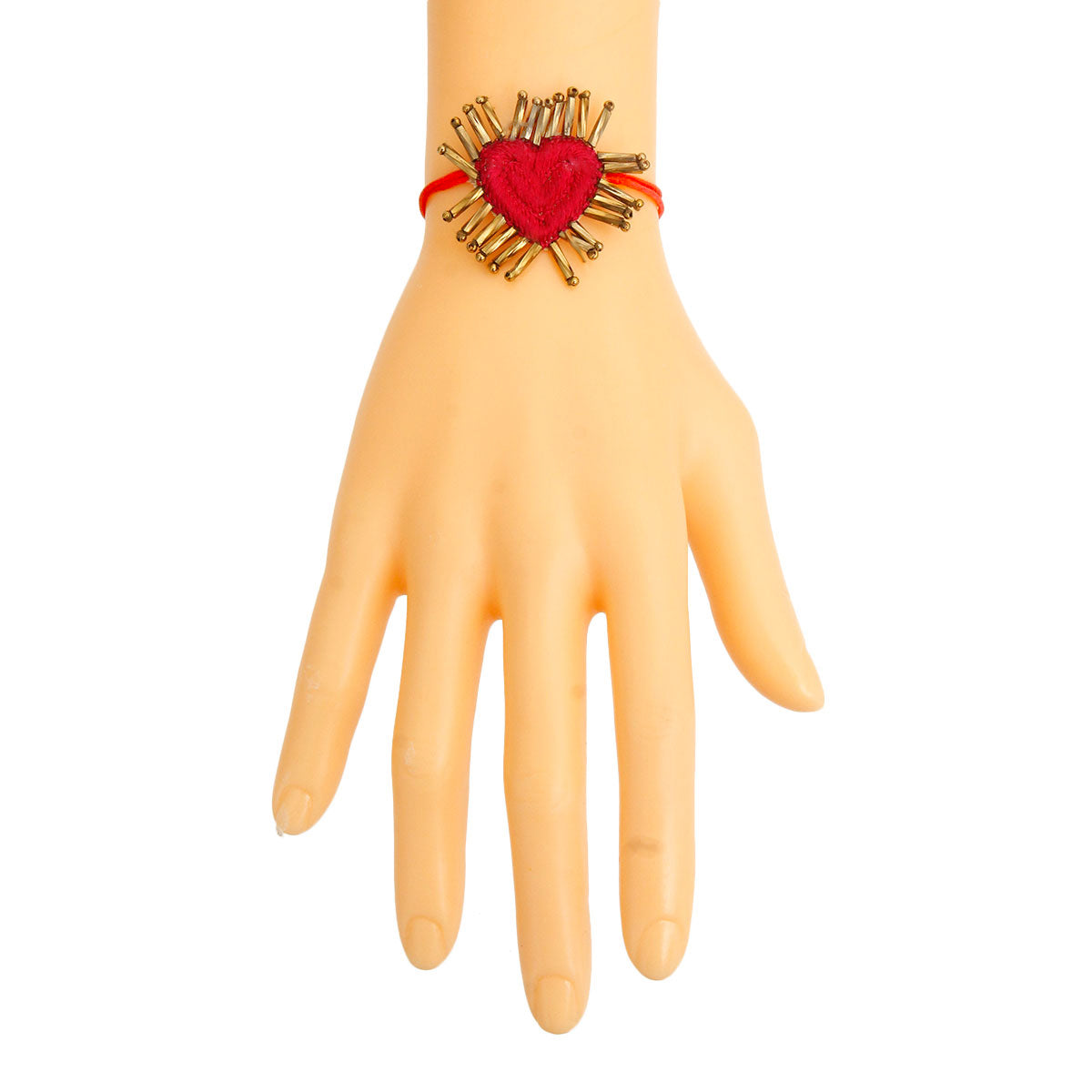 Pink Heart Friendship Bracelet