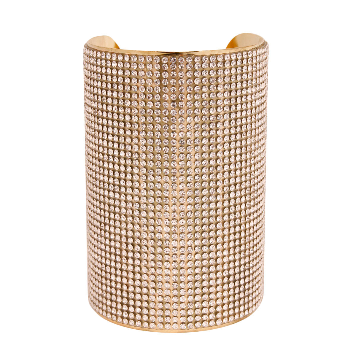 Clear Gold Metal Cuff