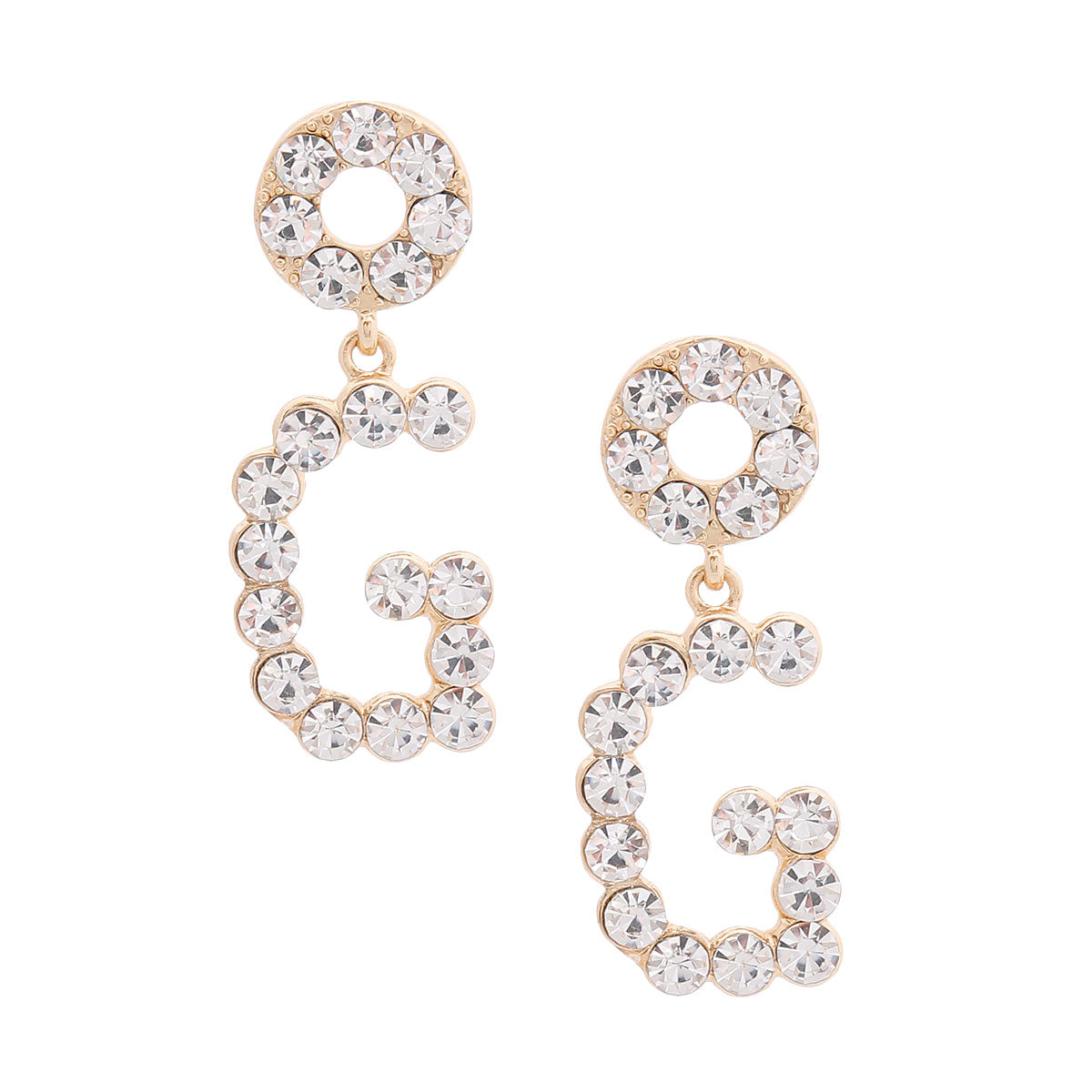 Gold Dangling G Designer Earrings