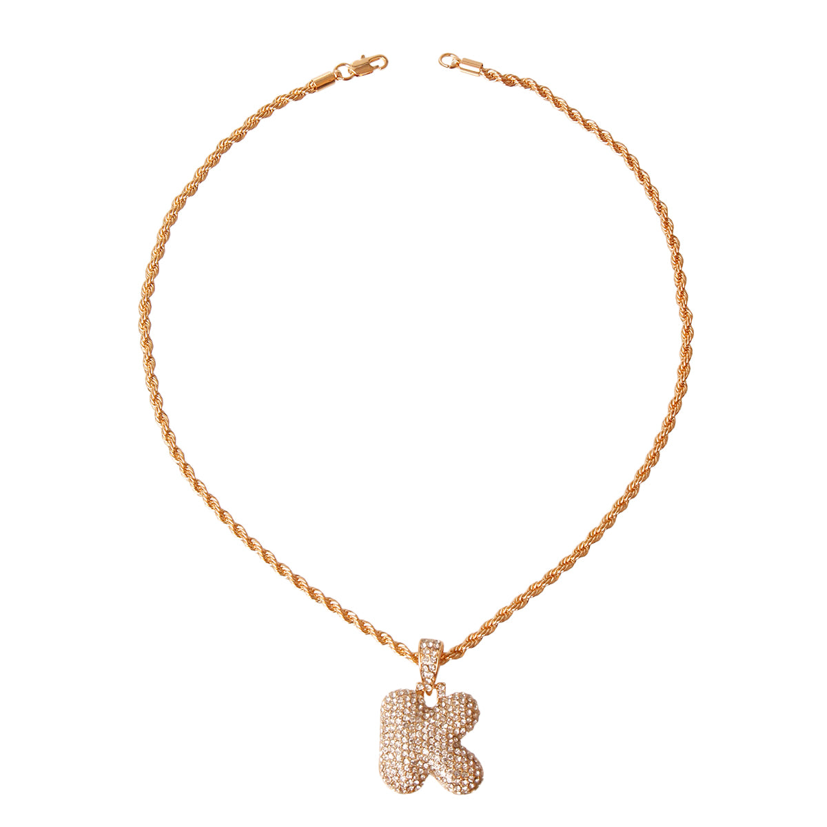 K Initial Necklace