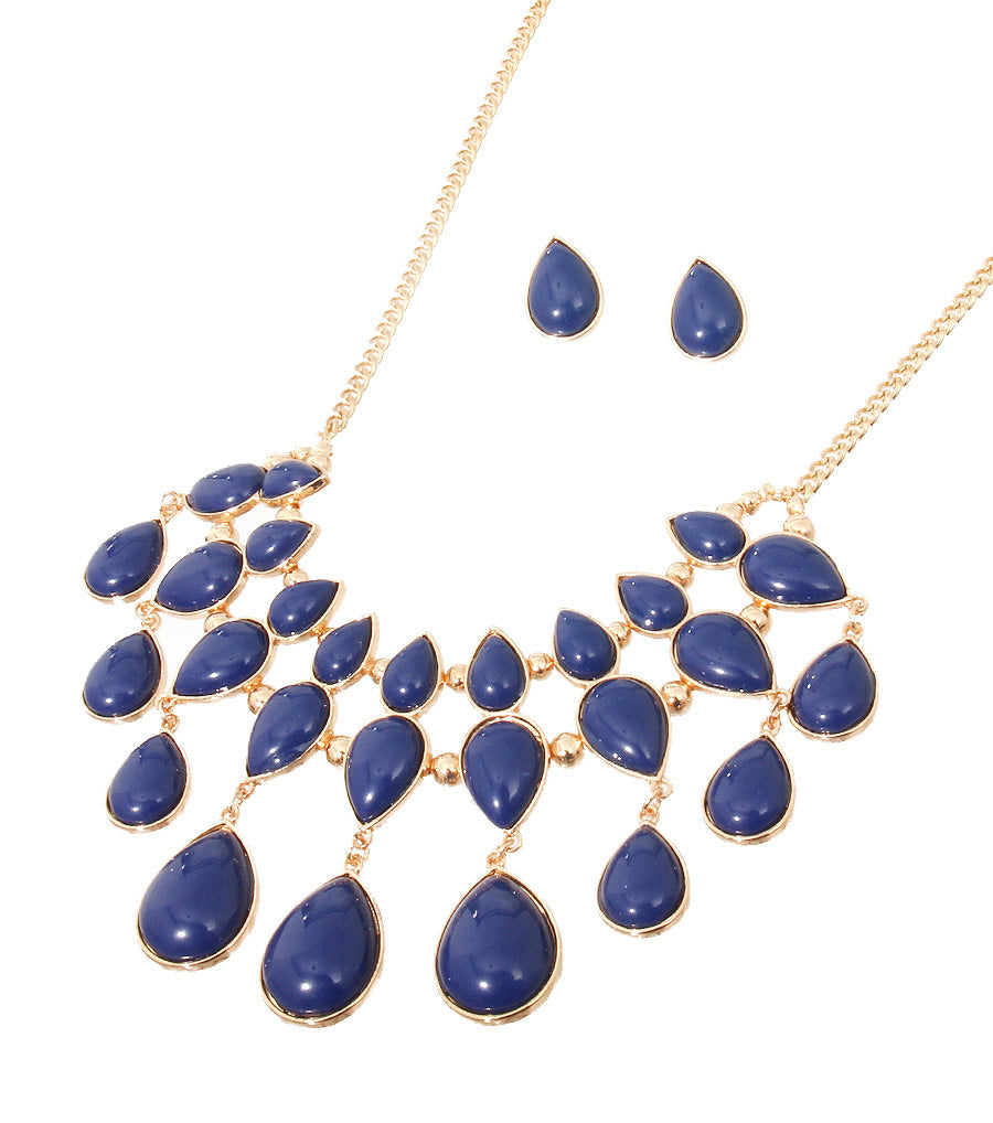 Resin Beads Necklace Set