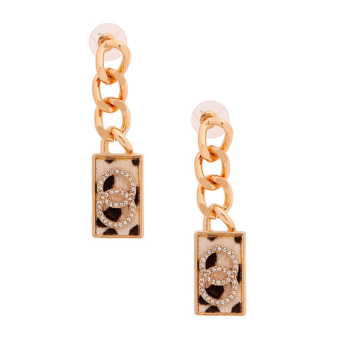 Designer Light Leopard Earrings